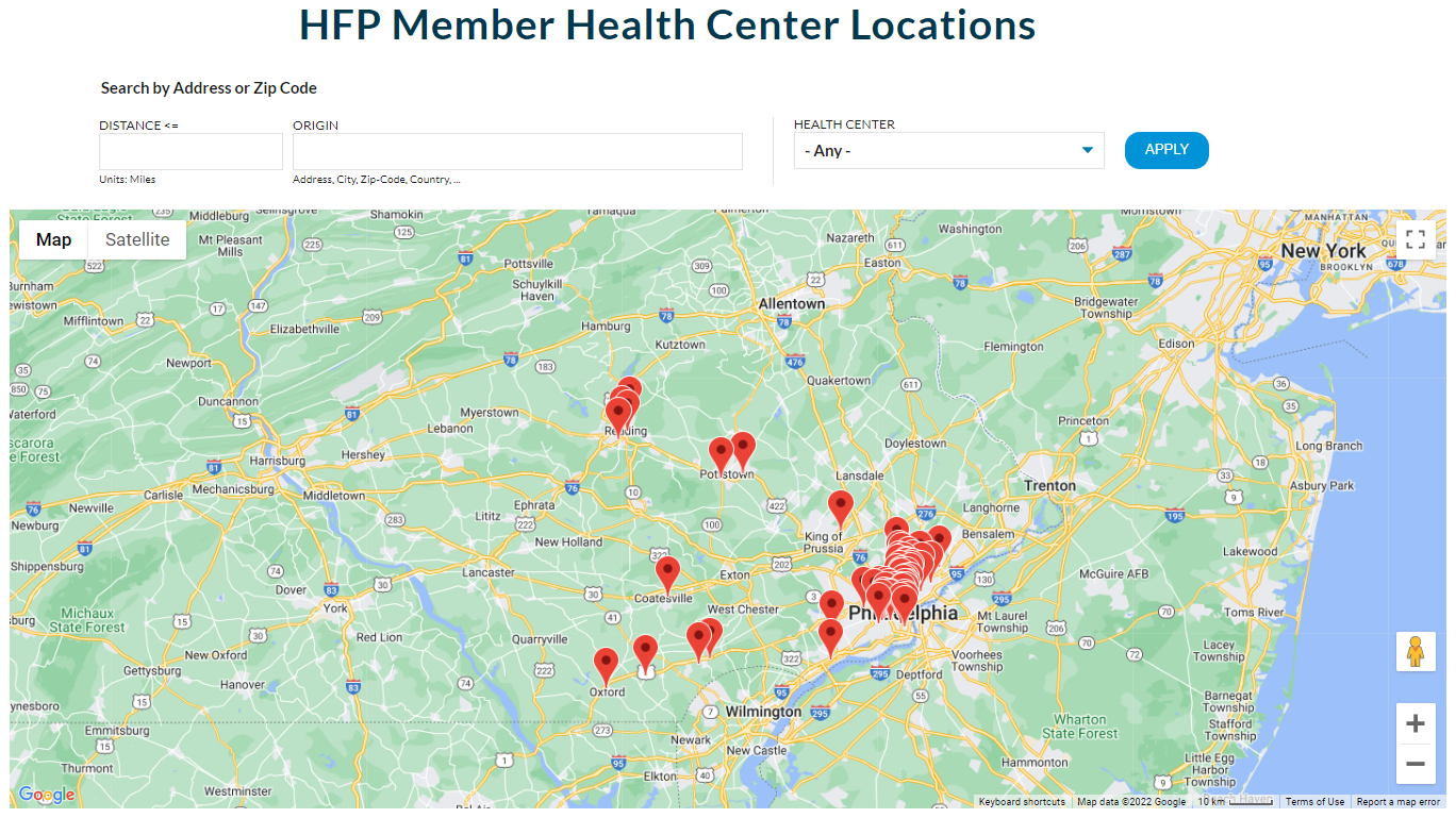 Find a Health Center Near You!