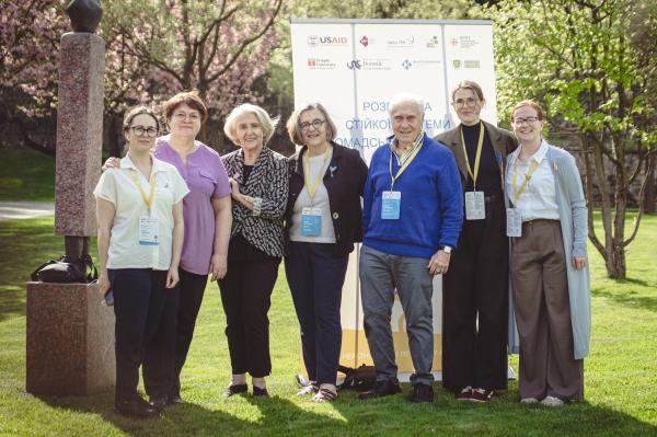HFP team in Ukraine with colleagues